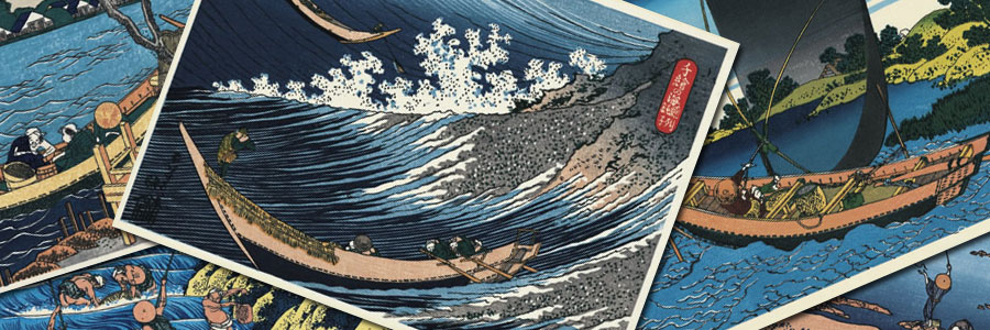 千絵の海」葛飾北斎｜東京伝統木版画工芸協同組合